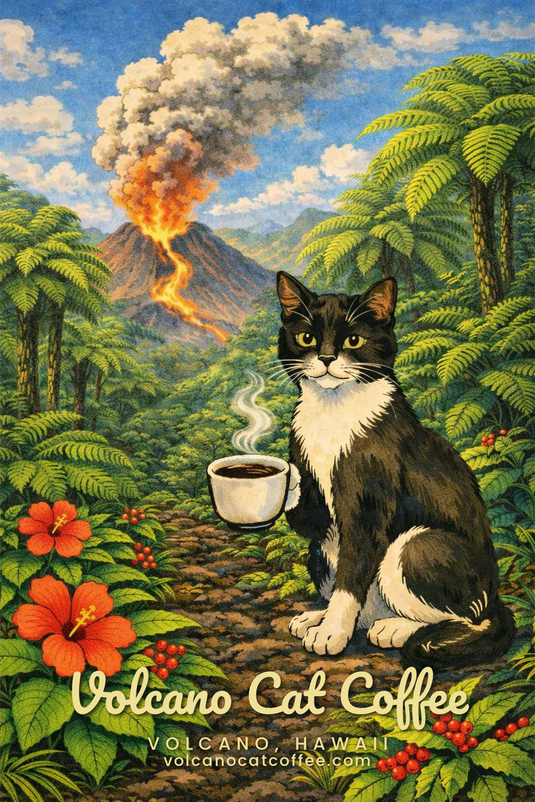 Volcano Cat Coffee